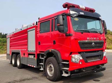 國(guó)六16噸重汽豪沃后雙橋水罐消防車(chē)圖片 國(guó)六16噸重汽豪沃后雙橋水罐消防車(chē)圖片